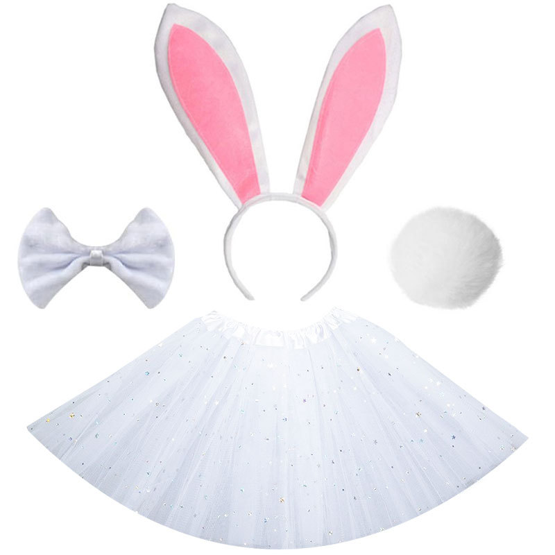 White set for adults, 4 pieces