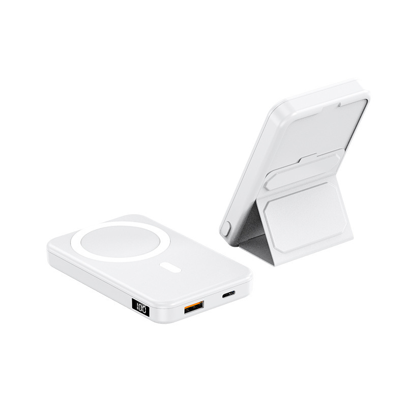Magsafe Magnetic Wireless Power Bank 10000mAh Large Capacity Folding Stand Mobile Power Wholesale Original Factory