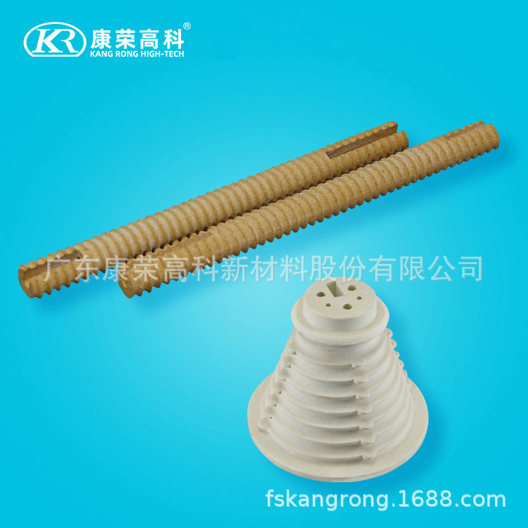 1997年精密陶瓷厂家陶瓷螺杆丝杆螺纹陶瓷管99瓷螺纹管95瓷螺纹管