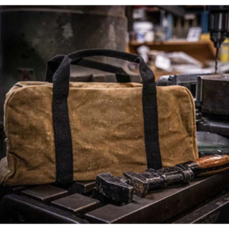 重型多用途宽口工具袋水管工电工工匠日过蜡防水工具包收纳包