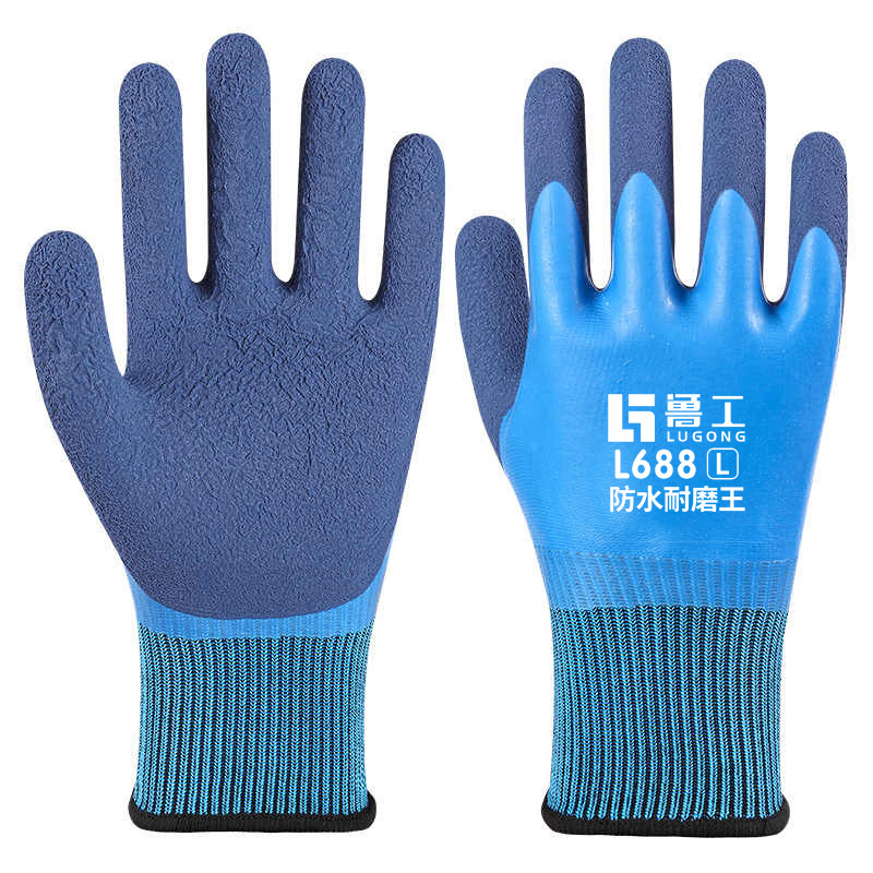 Dengsheng invierno guantes calientes almacenamiento en frío pesca impermeable forrado de lana resistente al desgaste invierno engrosada guantes protectores anticongelantes al por mayor