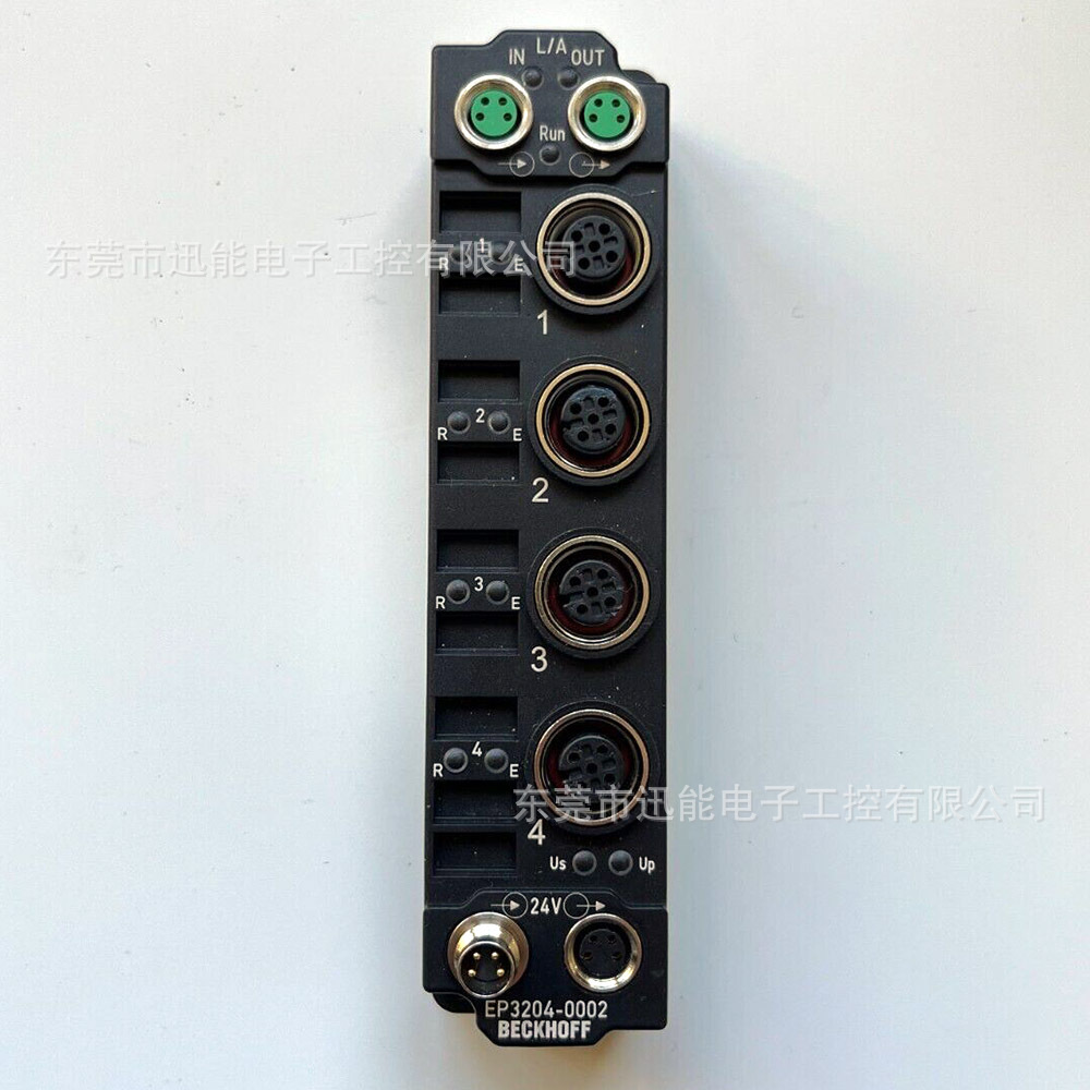 EP3204-0002倍福EtherCAT总线模块4通道模拟输入16位M12议价