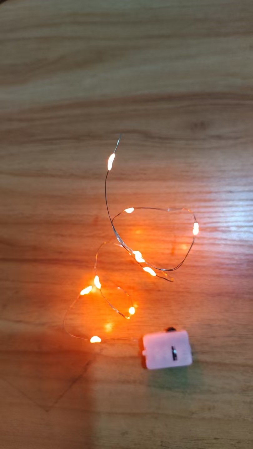 LED銅線ライト 小型白箱 三段階調光ライトストリング 雰囲気装飾ライト 花束ライト フラッシュライトストリング 小型ライトストリング