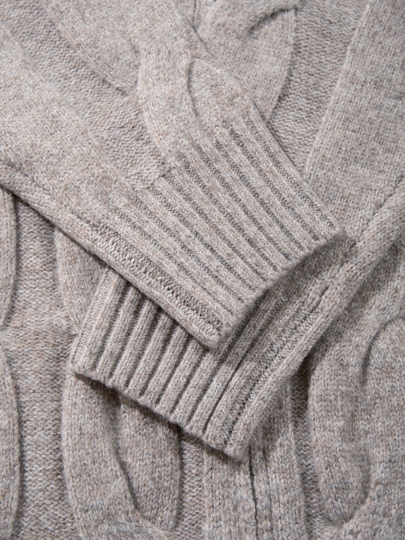 Inflation Jacquard Knit Jacket