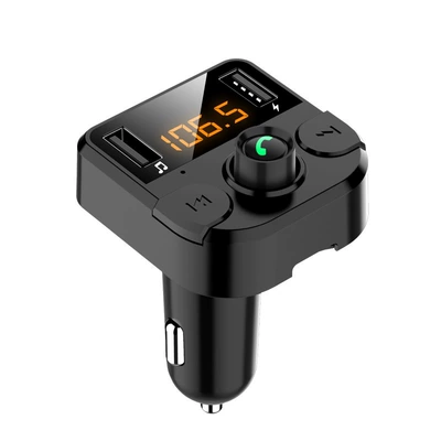 Car Bluetooth mp3 Music U disk multi-function 5.0 player receiver car cigarette lighter car charger (Car mp3) - bt36b-neutral-31a-standard
