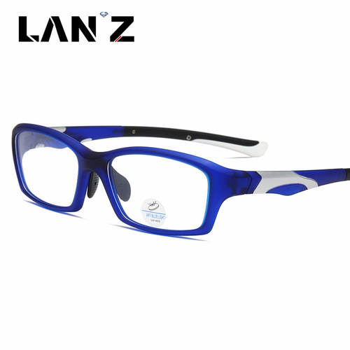 New TR90 Ultra-Light Anti-Blue Light Sports Glasses for Teens, Basketball Model 81276 Protective Frame