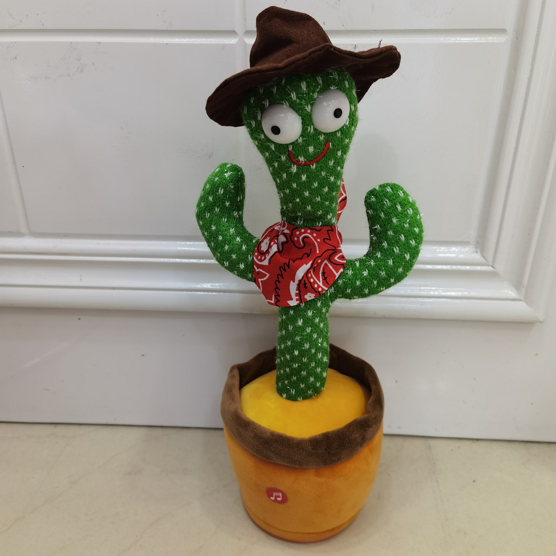 Cactus de baile transfronterizo encantador, flores de charla, ruido de ruido, juguetes de peluche eléctricos para aprender a hablar, cantar y bailar.