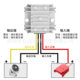 Mivochi Milwaukee adapter is suitable for Mivochi 18V lithium battery DC-DC12V10A voltage reducer