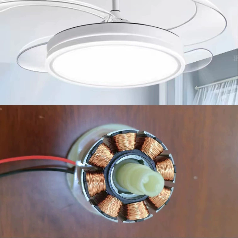Вентилятор Потолочный вентилятор мотор с лампой Потолочный вентилятор Специальный мотор бесщеточный мотор