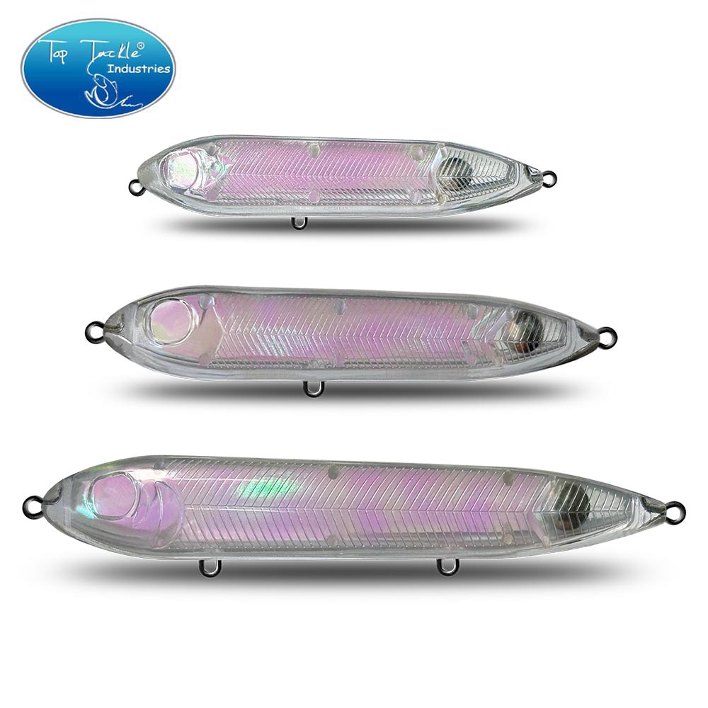 路亚鱼饵胚体 7.5cm/9.5cm/12.5cm浮水铅笔路亚饵本体水面之字狗