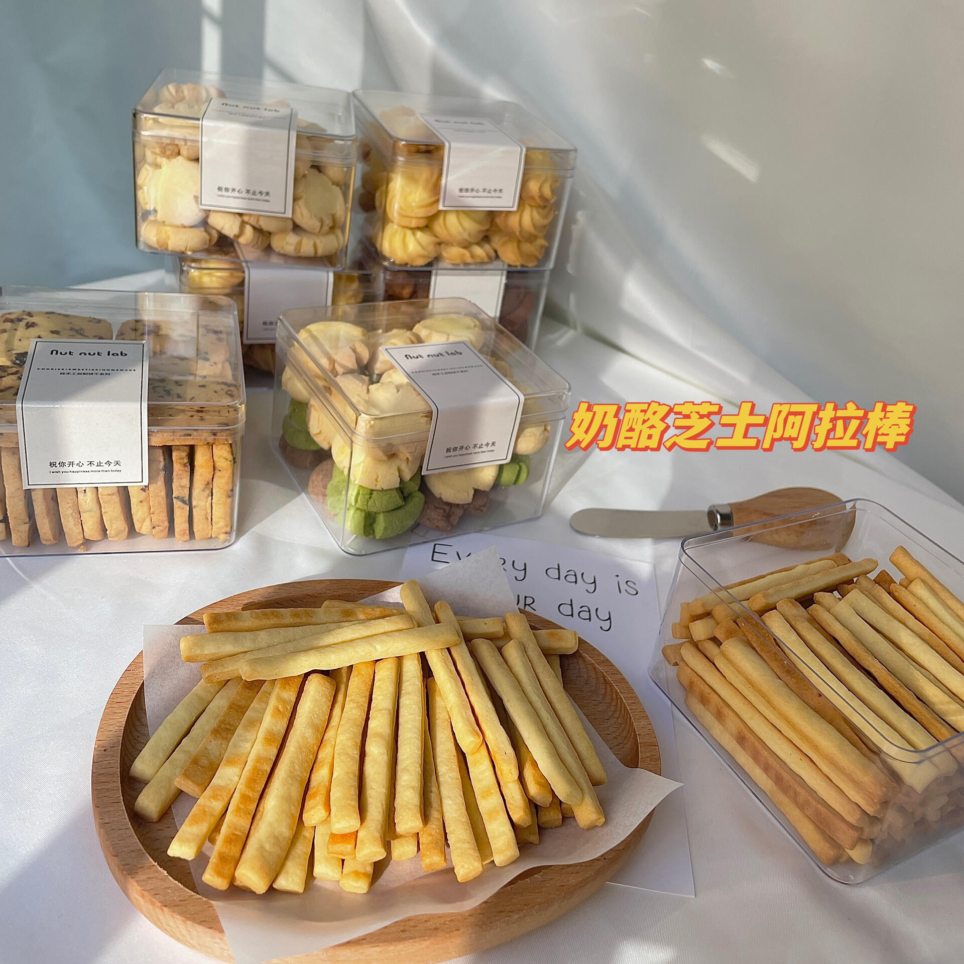 Caja de embalaje cuadrada sellada transparente Mousse lasana caja de galletas tilamisu caja de leche de soja PS caja dura