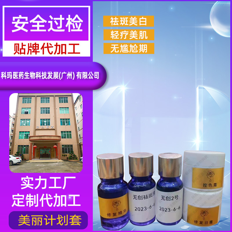 美白大计划无创祛斑嫩肤油去黄褐斑真皮斑控色修护日霜晚霜源头厂