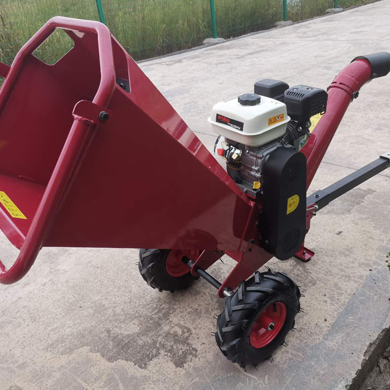 厂家直销小型树枝粉碎机园林碎枝机汽油可移动式木材蔬菜破碎机厂|ms
