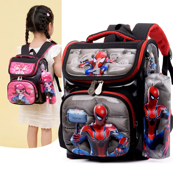 Cross-Border Schoolbag Foreign Trade Children's Space Bag Large Capacity Kindergarten Backpack 3D Raised Hard Shell Cartoon