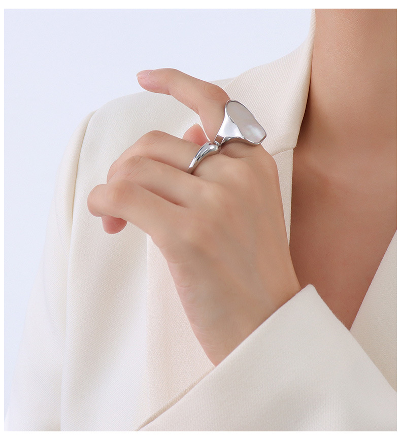 European and American Marka Exaggerated Geometry Irregular Special-Shaped Niche Titanium Steel Plate