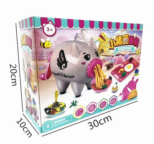 Color Clay Noodle Machine Children's Educational DIY Clay Toys Simulation House Playdough Set Street Stall Great Gift