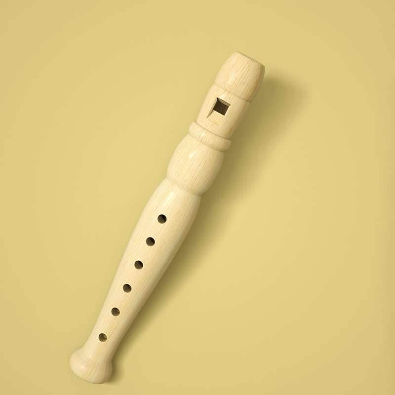 Los estudiantes de primaria de 6 hoyos de clarinete de madera para niños usan la flauta de entrada de 6 hoyos para principiantes para tocar instrumentos musicales Piccolo pequeño