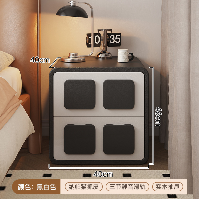 Cabina de cabecera de madera maciza dormitorio simple casera de almacenamiento junto a la cama moderna creativa gabinete de combinación libre sala de estar armario de almacenamiento