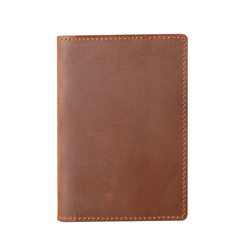 1119 wallet men's cowhide passport bag ticket holder travel document storage bag multi-functional card holder overseas passport holder