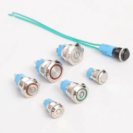 按钮开关;低压指示灯;旋转开关