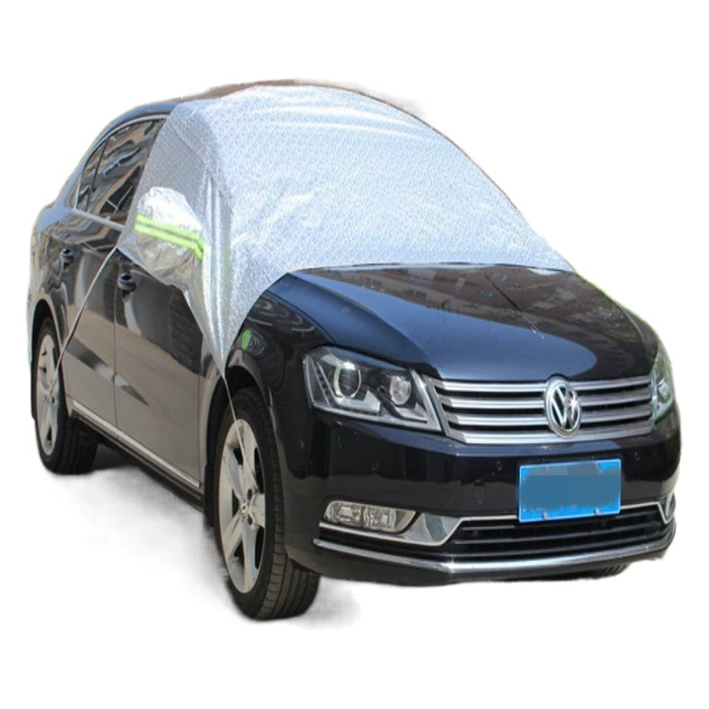 Автомобильный Снежный щит Солнцезащитный козырек Половина покрытия Автомобильный чехол Переднее лобовое стекло Коробка-доказательство теплоизоляции Утолщенный снежный покров Снежный чехол Автомобильный чехол