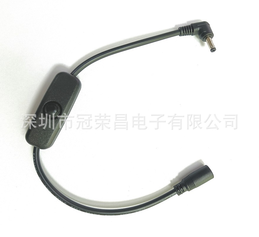 DC3.5公转母带开关电源线 DC母头延长LED灯条橱柜、衣柜灯开关