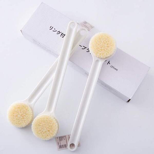 Factory direct selling Japanese non -print long hand bath brush bath…