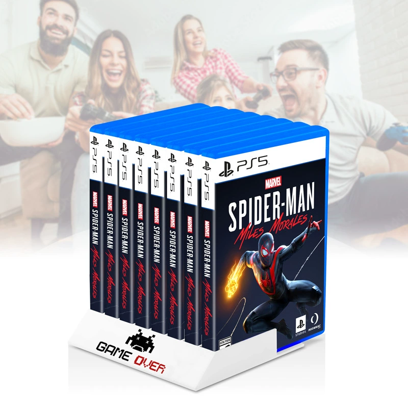 8-в-1 PS5 игровая карта база PS4 дисковый кронштейн WIIU CD хранение коробки XBOX витрина полка для дисков PS3 коробка