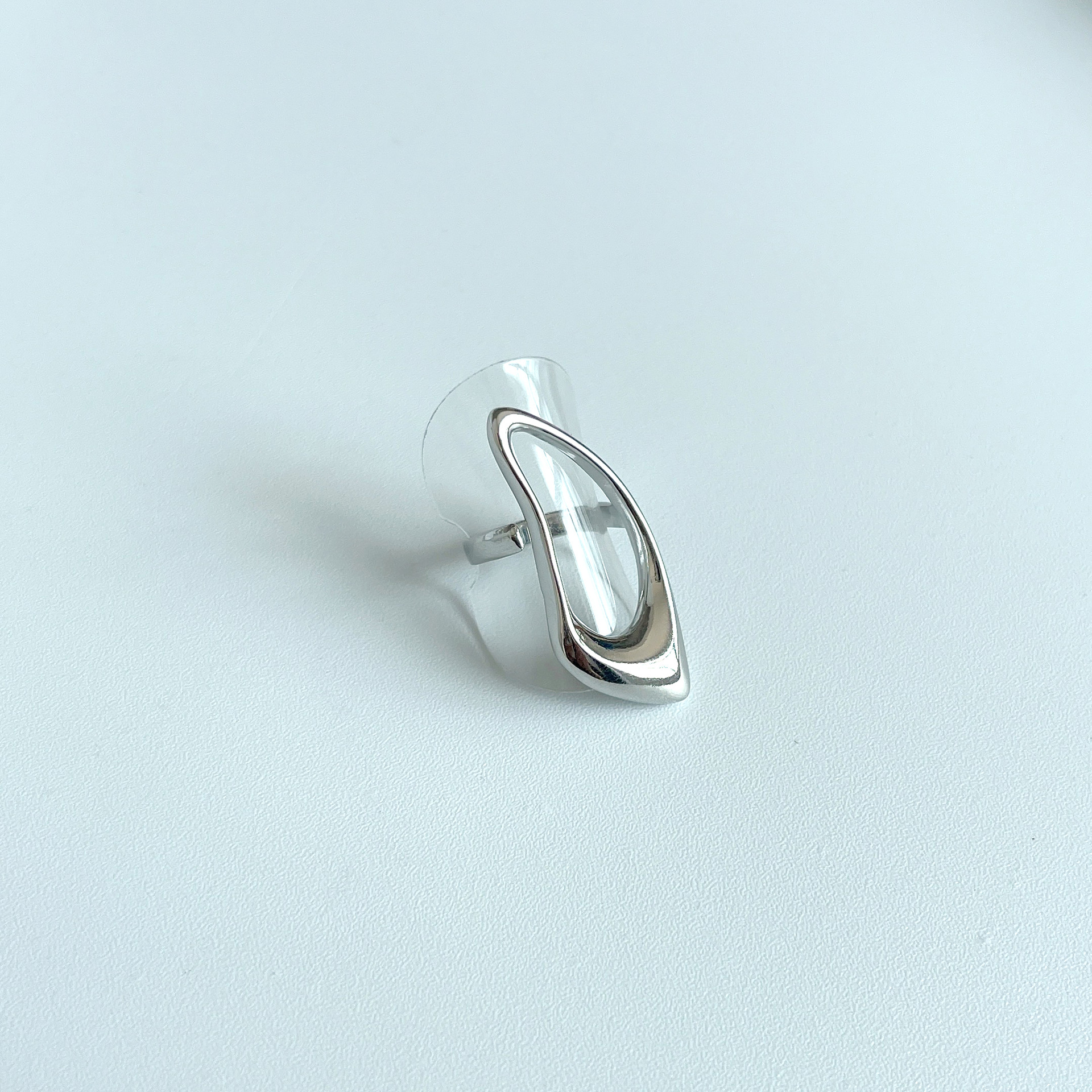 Fashion Solid Color Copper Plating Open Ring 1 Piece