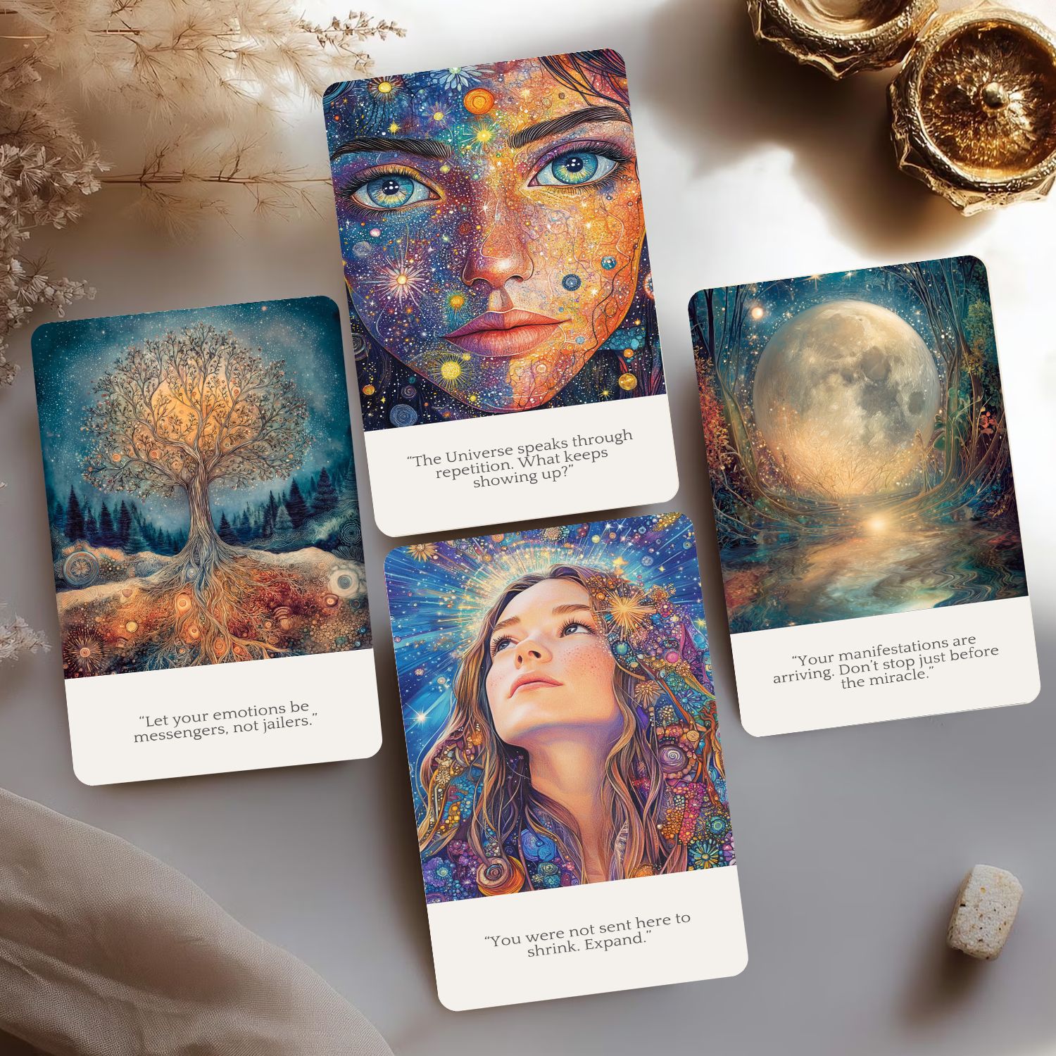 Tarot Deck Cosmic Answers Creative Party Game English Version_voghion.com