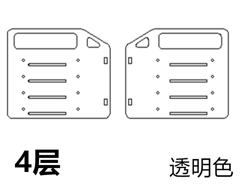 Rack de disco duro rack de expansión soporte de jaula de disco duro mecánico rack de disco duro externo 3,5 caja de disco duro acrílico transparente de escritorio