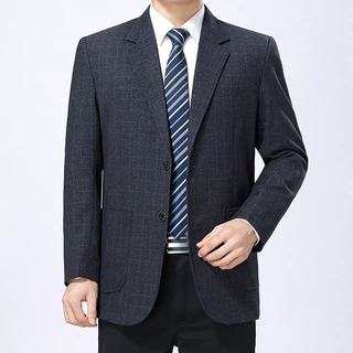 雅希特2022秋季新款商务西服长袖开衫翻领外套男装潮流百搭批发