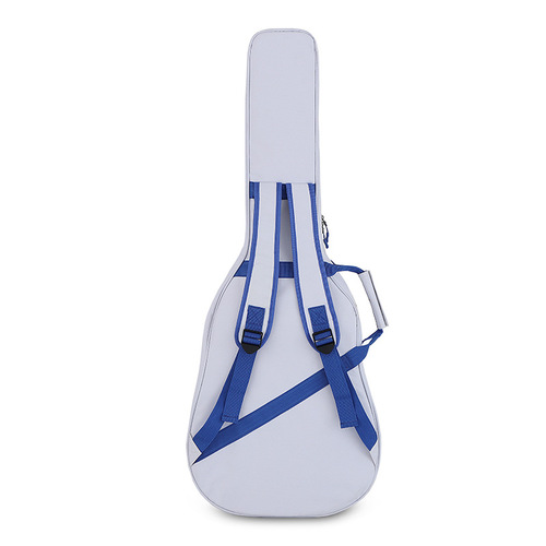 Folk guitar bag with artistic style, wood guitar bag with printed design, backpack style, thick waterproof double shoulder bag, guitar case