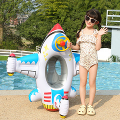 New model of airplane, children's boat, inflatable swimming ring, outdoor water play toy with steering wheel, manufacturer's supply