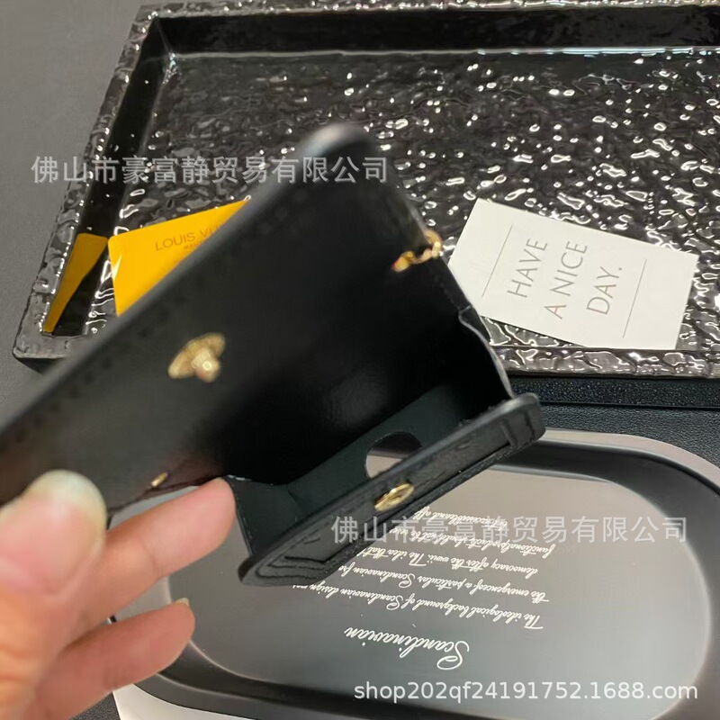 Light Luxury Style Suitable for Apple AirPods Headphone Protective Cover Universal Samsung Huawei Universal Headphone Bag