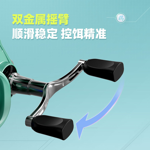 Jiayu Nihao Luya spinning wheel metal magnetic double brake anti-explosion line fishing reel long-range fishing reel