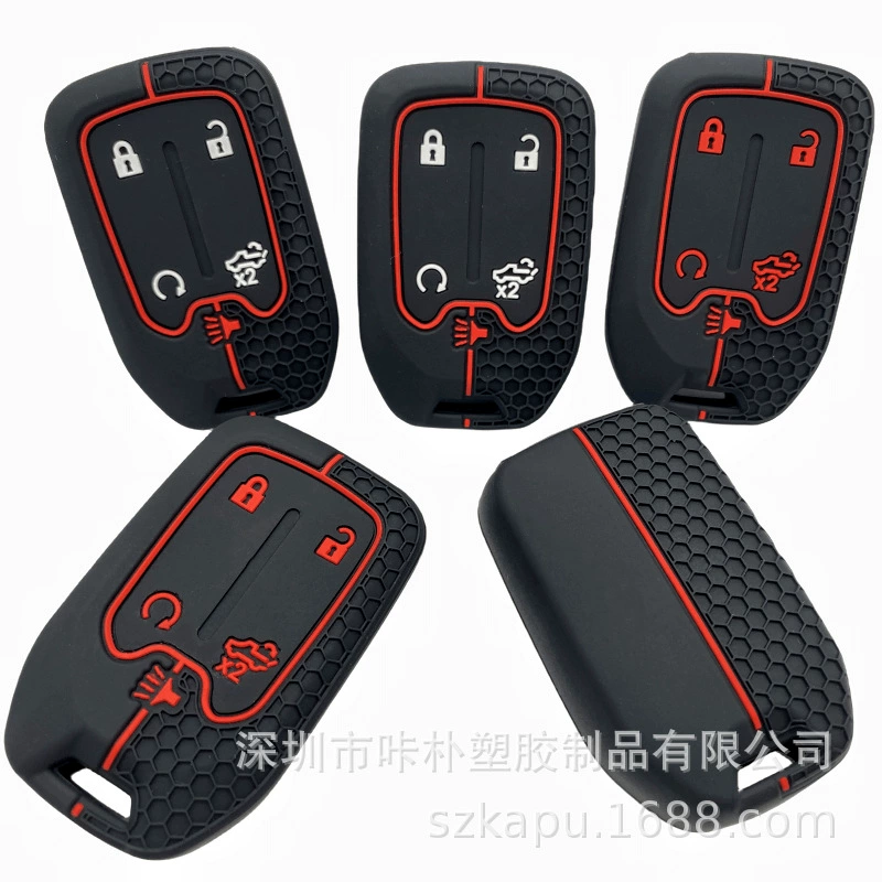 Умный Chevrolet, силиконовые ключи от машины, защитный чехол, 5 ключей
