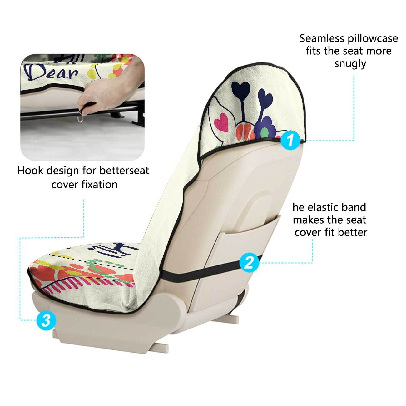 Car seat towel cover front seat protector suitable for gym and exercise, universal for all seasons, car use 44