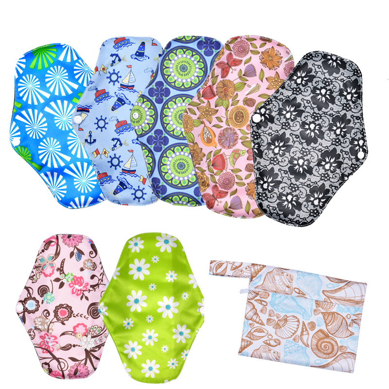 Auntie's Bamboo Charcoal Sanitary Pads Menstrual Period Pads Leak-Proof Breathable Maternity Care Urine Pads Bamboo Charcoal Antibacterial Daily Use