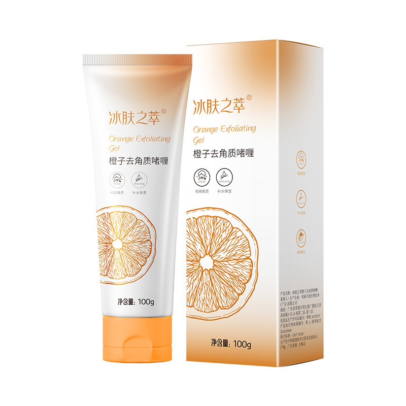 Gel exfoliante de piel de hielo, gel al por mayor, limpieza profunda de piel muerta, exfoliante para todo el cuerpo.