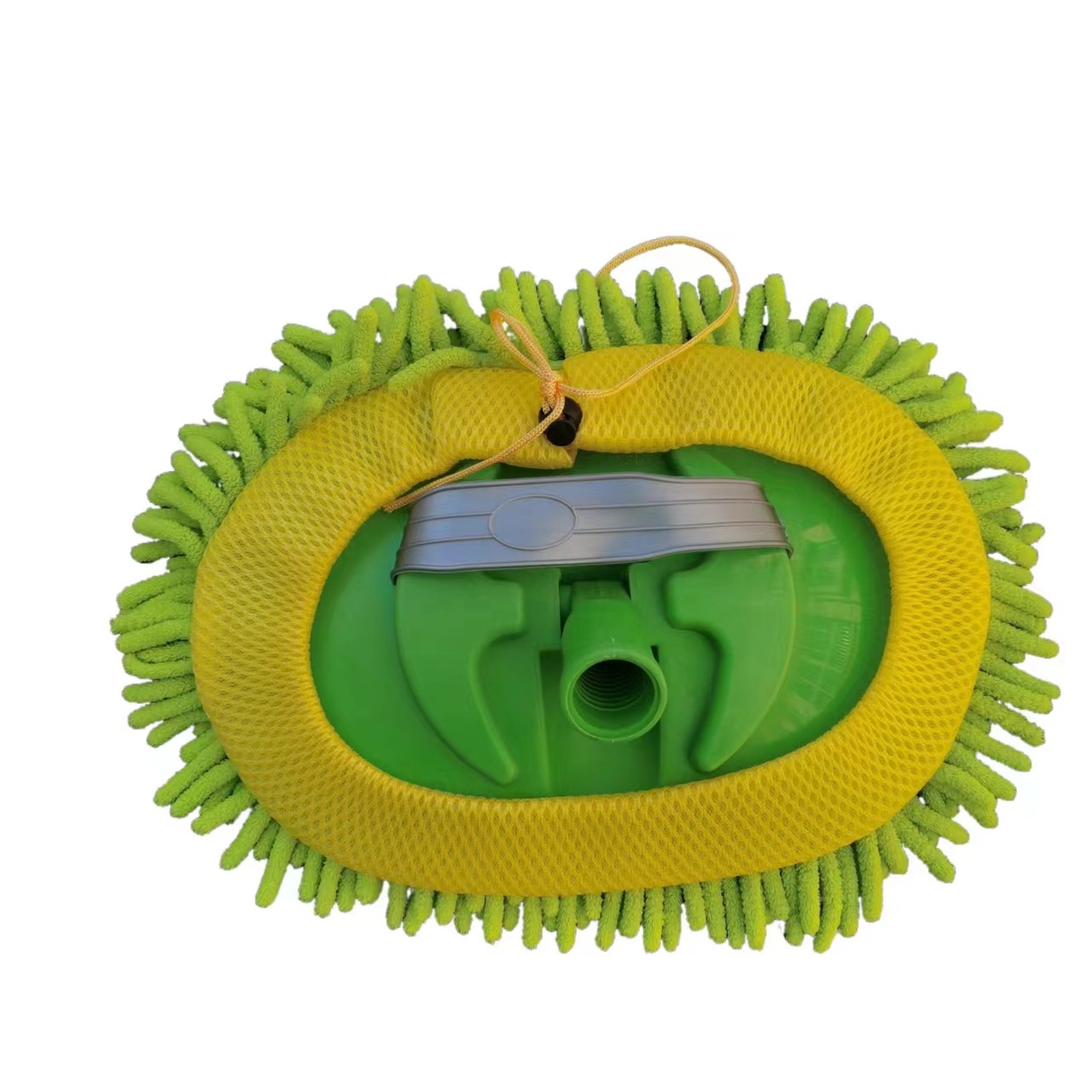 녹색 chenille 브러시 헤드 (로프 버클)