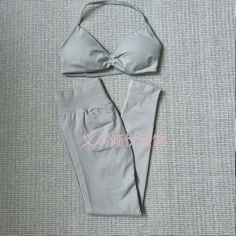 DFYNE AliExpress TK Venta caliente Sujetador pequeño Pantalones cortos Traje de pantalones Yoga Fitness Deportes Casual Traje transpirable