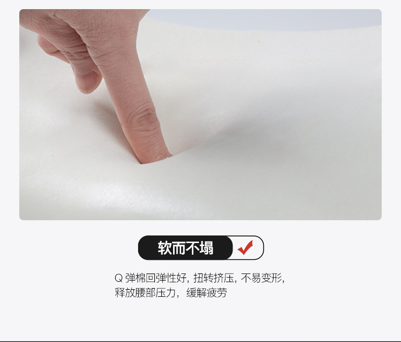 Car Lumbar Support Car Seat Belt Cushion Driver's Seat Office Seat Driver's Backrest Lumbar Support Lumbar Pillow
