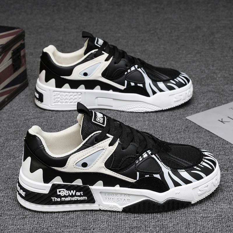 Zapatos de moda para hombres de invierno, zapatos de skate deportivos casuales, nicho de diseño, zapatos de moda juveniles de suela gruesa