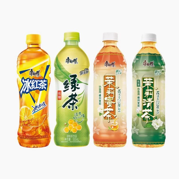 Чай Master Kong с жасмином и медом, 500 мл * 15 бутылок, полная коробка, освежающий и ароматный чай, новый вкус, более мягкий напиток