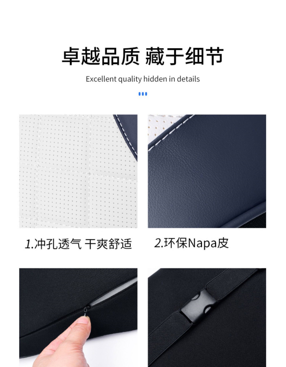 Byd Car Headrest and Neck Pillow, Specifically for Yuan Song Plus, Han Ev, Qin Plus, Tang Dmi, and Dolphin Sports Seats