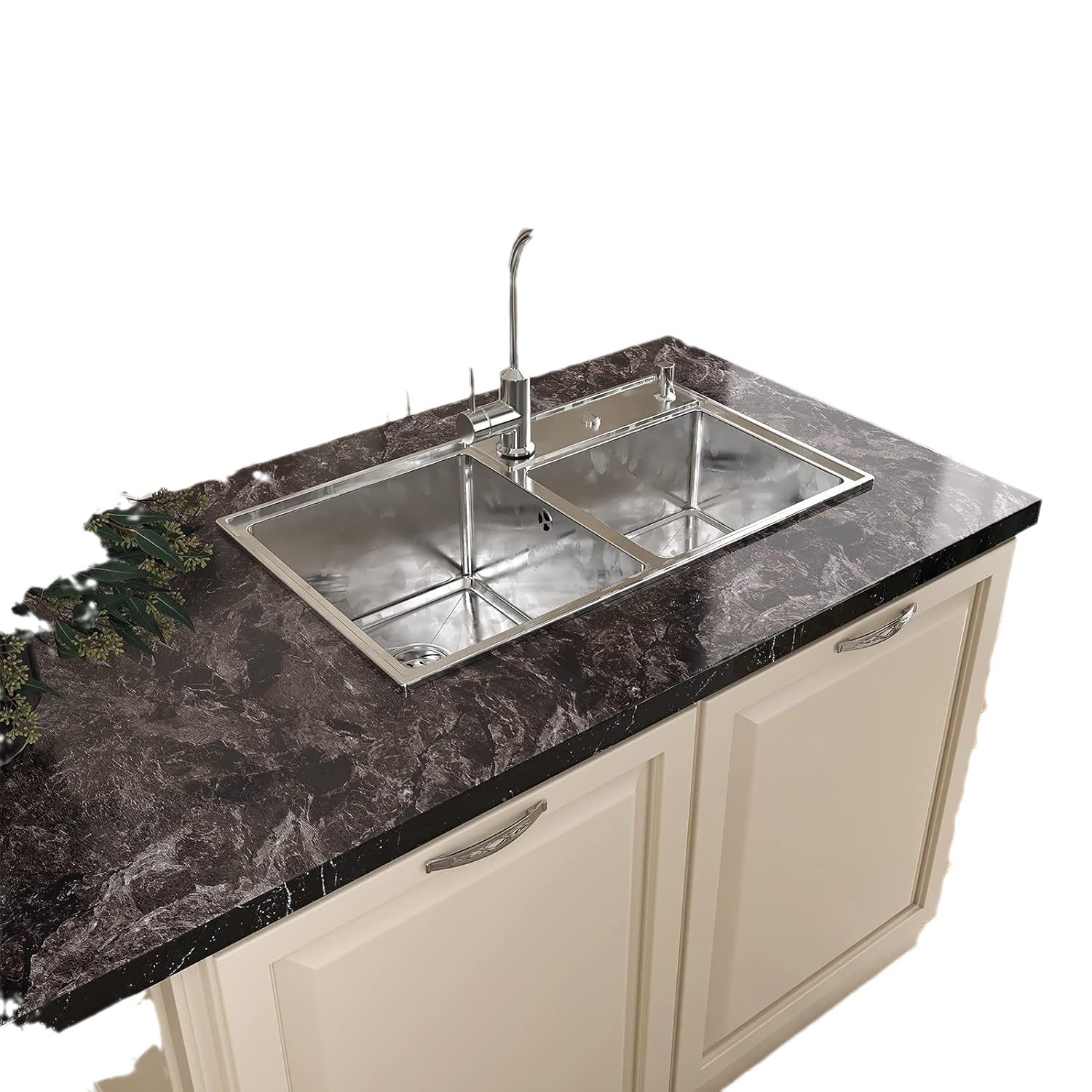 Dark Black Sandstone Wallpaper Peel And Stick Marble Waterproof Countertop Contact Paper Kitchen Cabinets_voghion.com