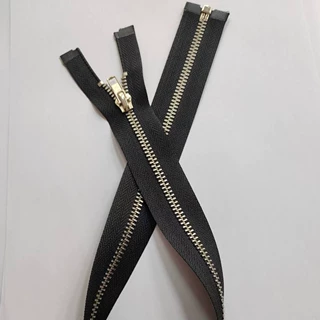 定制5号不锈钢304白牙开尾拉链门襟拉链自动头