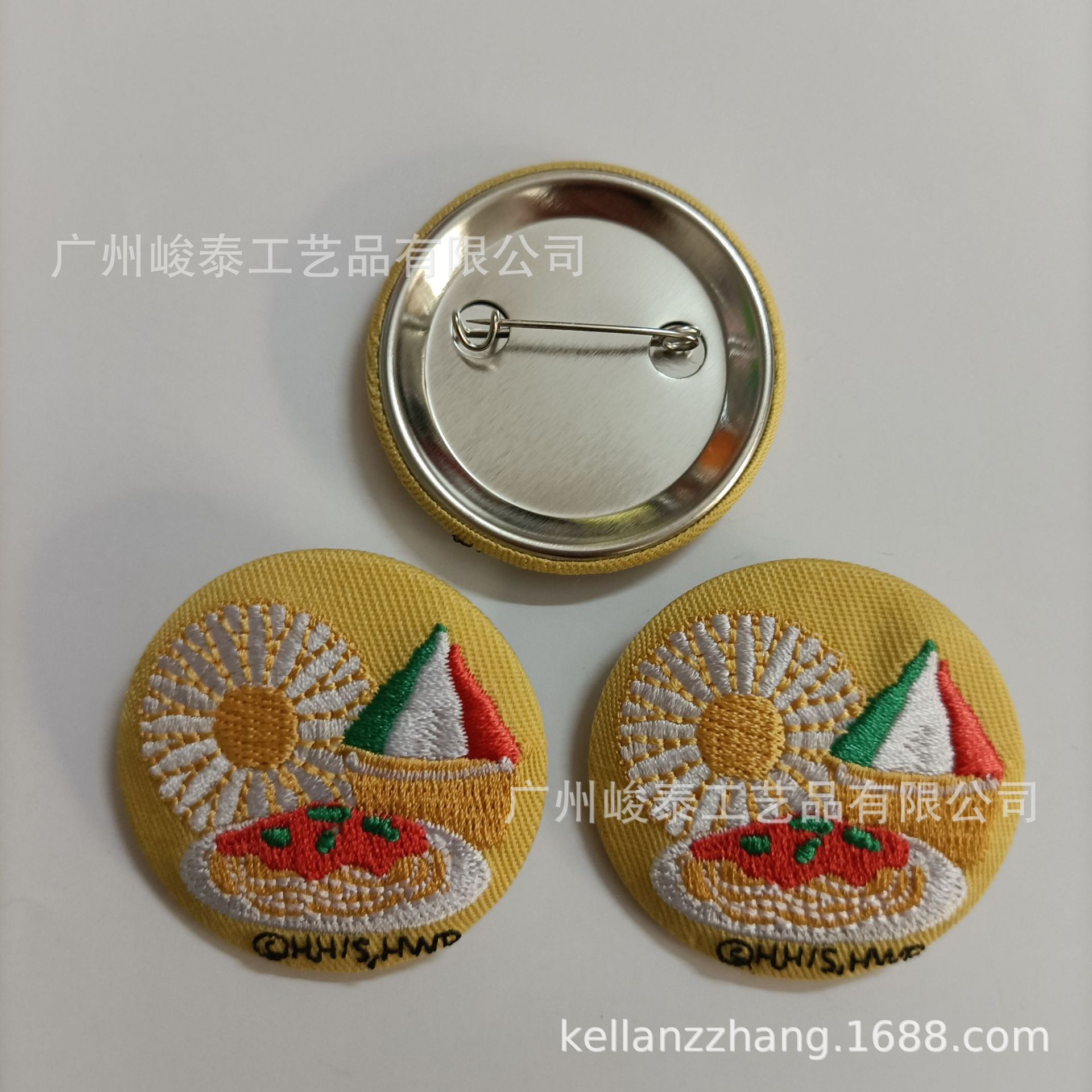 胸章厂家直线生产 马口铁吧唧双闪胸章徽章 葱粉纸马口铁胸章胸牌-阿里巴巴