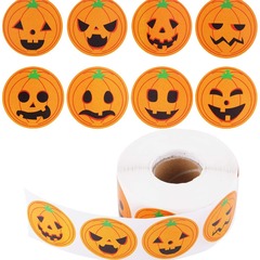 500 packs of Halloween happy children's toy animal thank you decorative self-adhesive sticker labels
